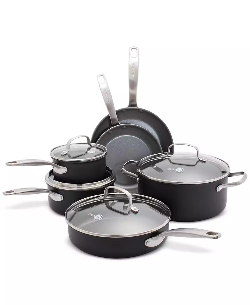Greenpan Chatham Ceramic Non-Stick Cookware Set, 10 Piece