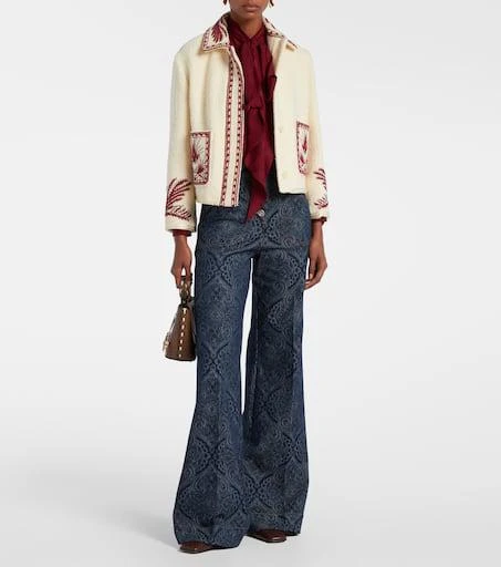 ETRO Pegaso high-rise flared jeans 2