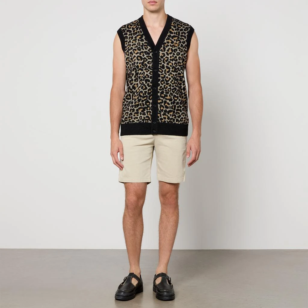 Fred Perry Fred Perry Leopard Cotton-Blend Jacquard Vest 3