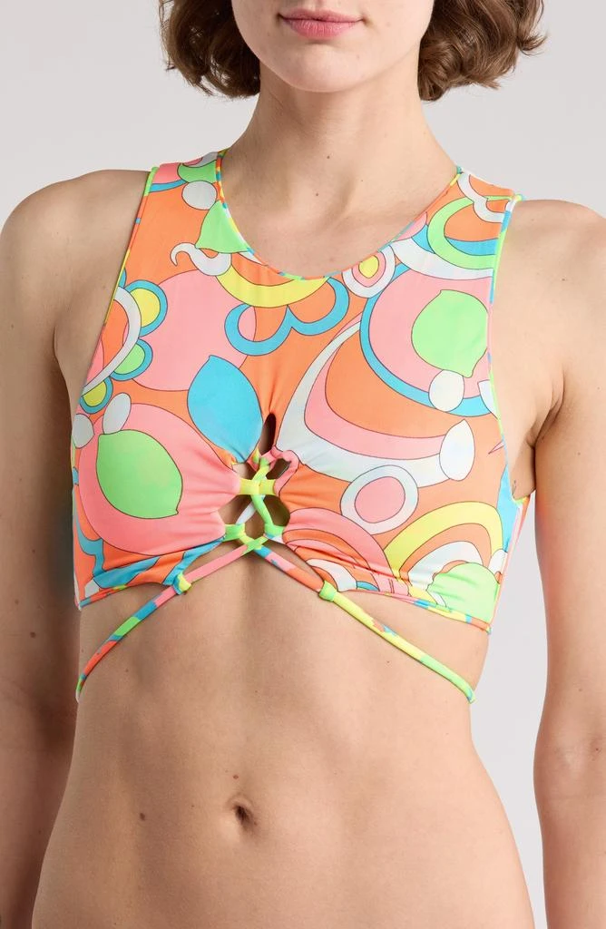 Maaji '90s Floral Chic Bikini Top 4