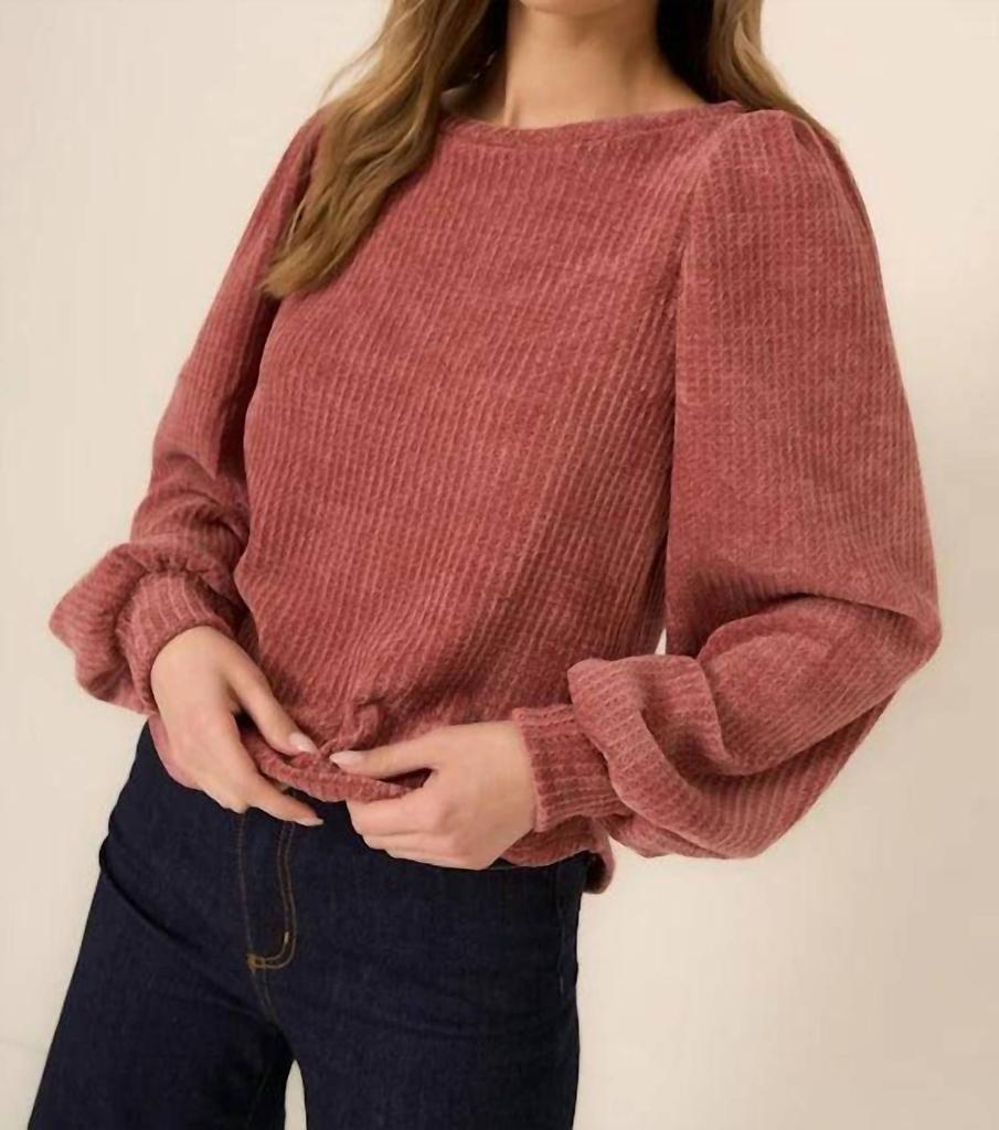 Project Social T Project Social T - Just Because Chenille Longsleeve