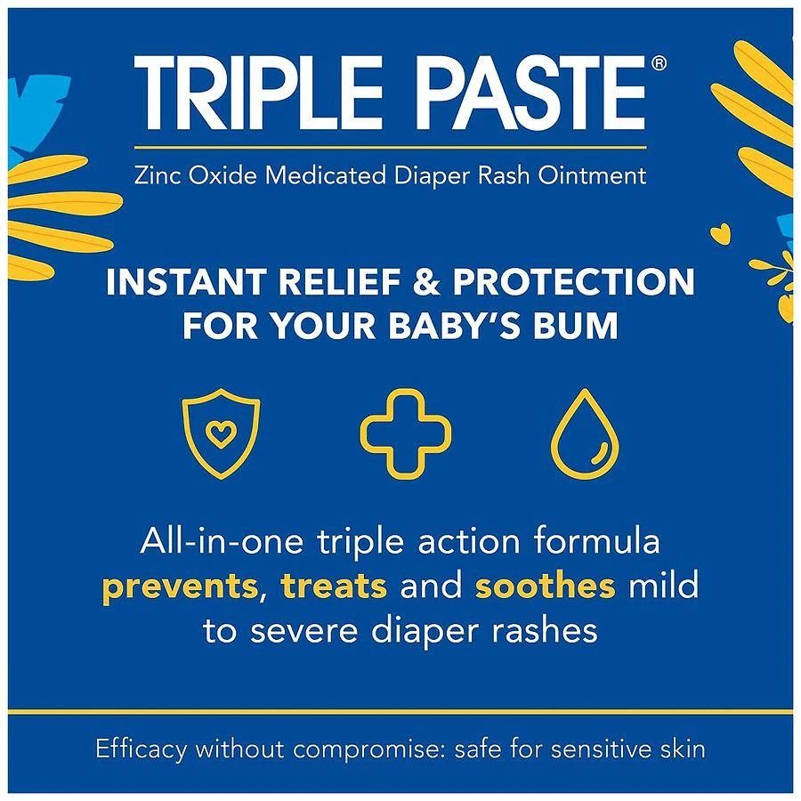 Triple Paste Medicated Ointment for Diaper Rash Fragrance Free 6