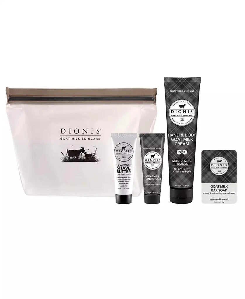 Dionis Goat Milk Cedarwood Sea Salt Travel Set