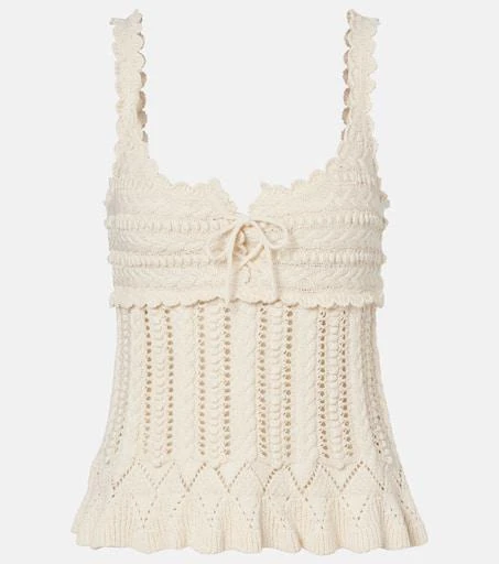 Marant Etoile Neves crochet cotton top