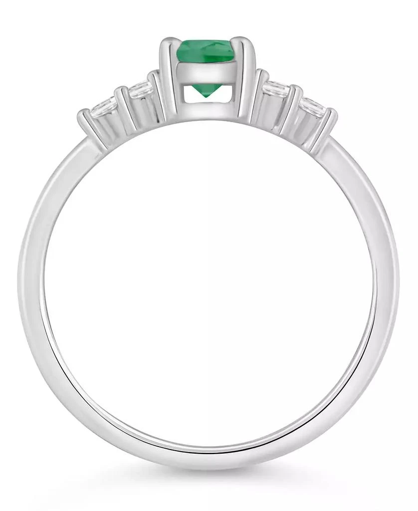 Macy
s Gemstone and Diamond Ring (1/6 ct. t.w.) in 10k White Gold (also in 10k Yellow Gold) 2