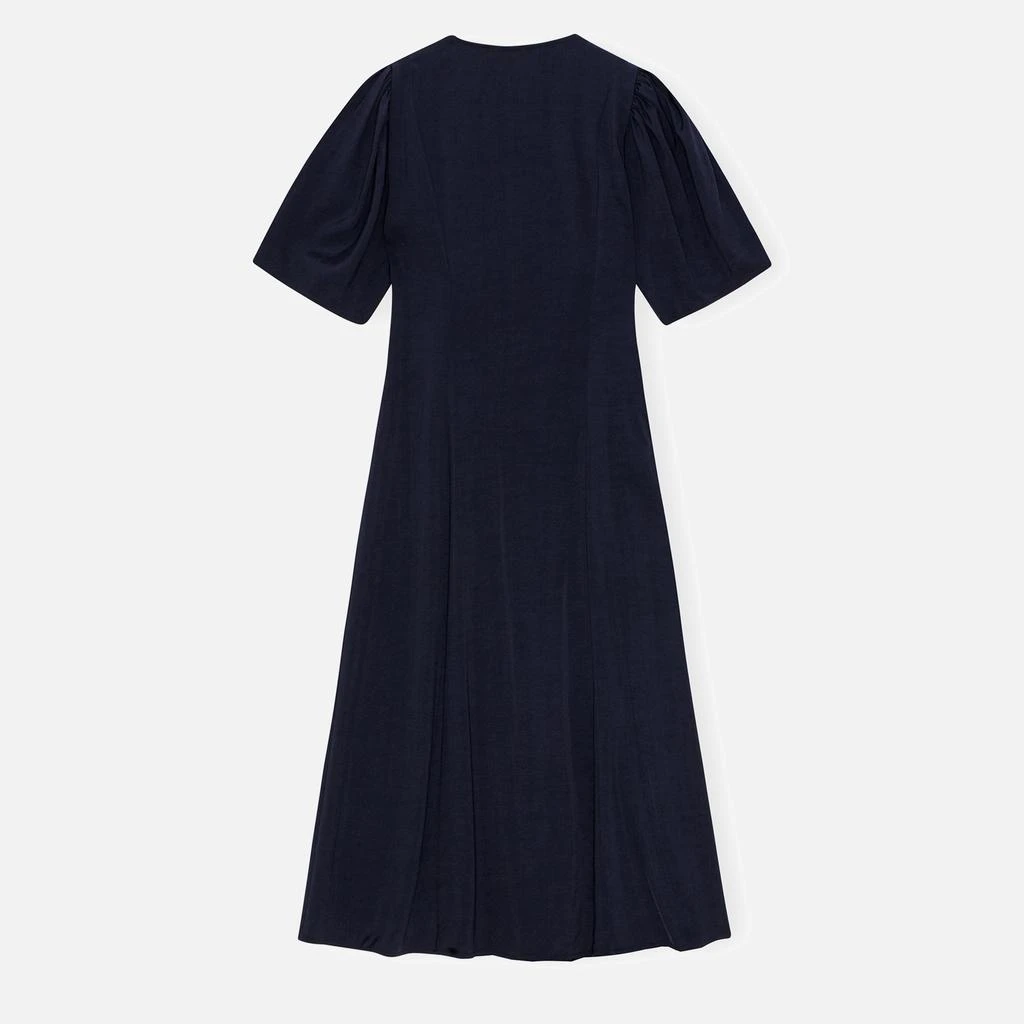 Ganni Wrap Twill Midi Dress 2