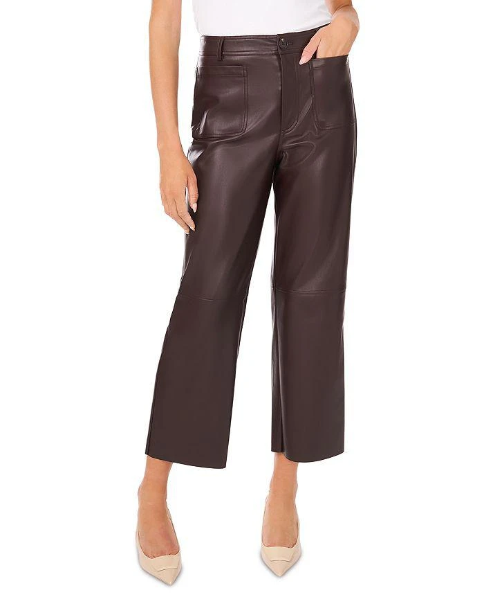 Vince Camuto Wide Leg Faux Leather Pants