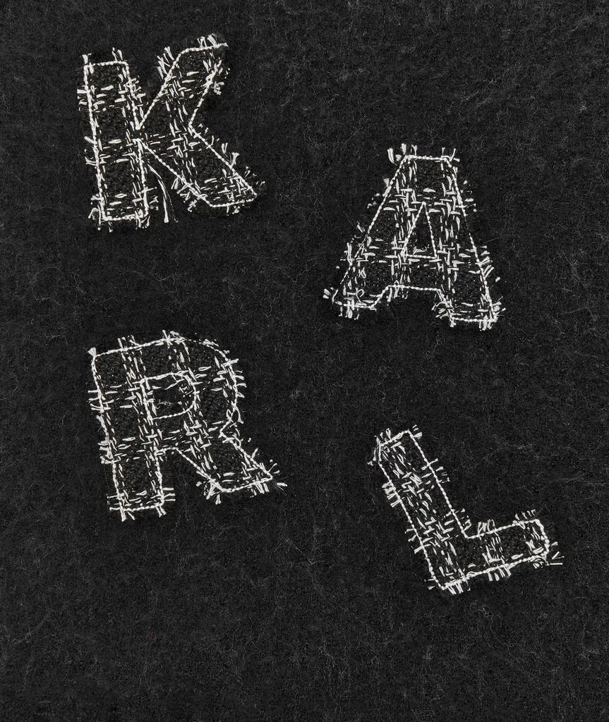 Karl Lagerfeld Paris QUILT PATCH KARL WOVEN SCARF 3