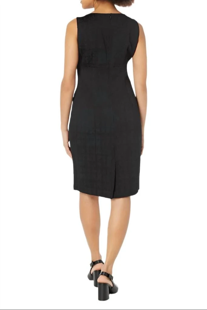 Le Suit Le Suit - Scoop Neck Sleeveless Dress With Front Jacket Set 4