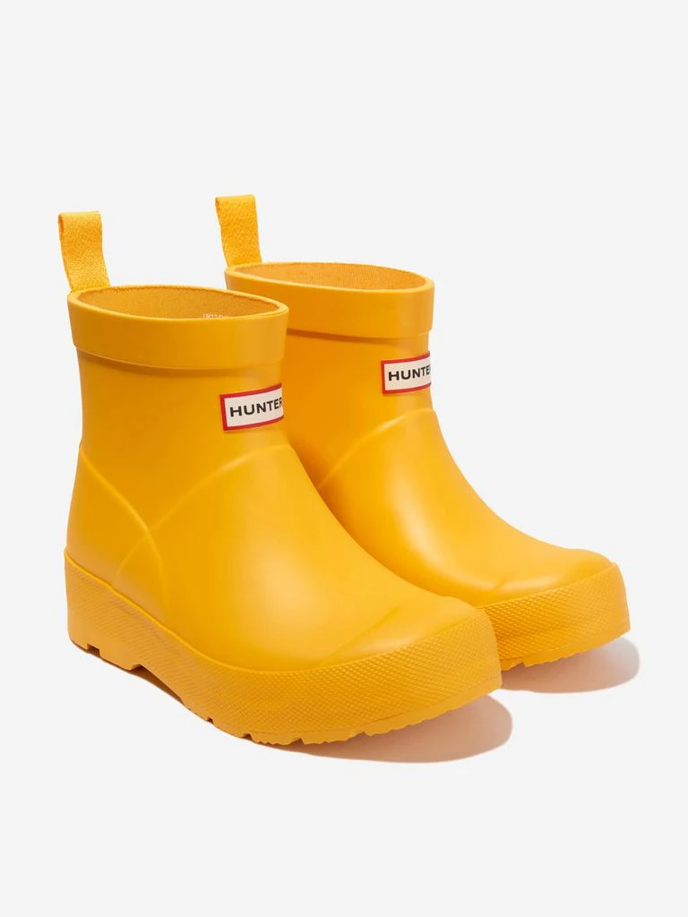 Hunter Hunter Kids Play Wellington Boots in Yellow 2