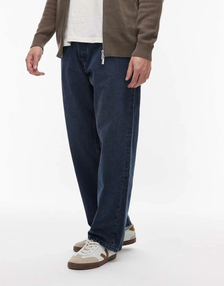 ARKET ARKET Mist low rise baggy wide leg jeans in grey blue 2