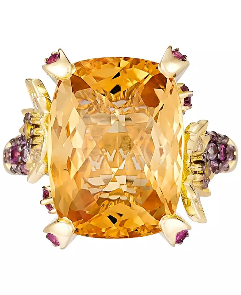 Le Vian Crazy Collection® Multi-Gemstone (11 ct. t.w.) 
Vanilla Diamond (1/4 ct. t.w.) Statement Ring in 14k Gold 3