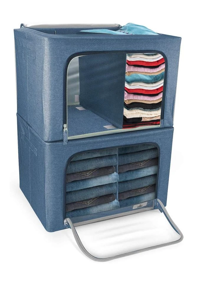 SORBUS Blue Foldable Storage Bag 4