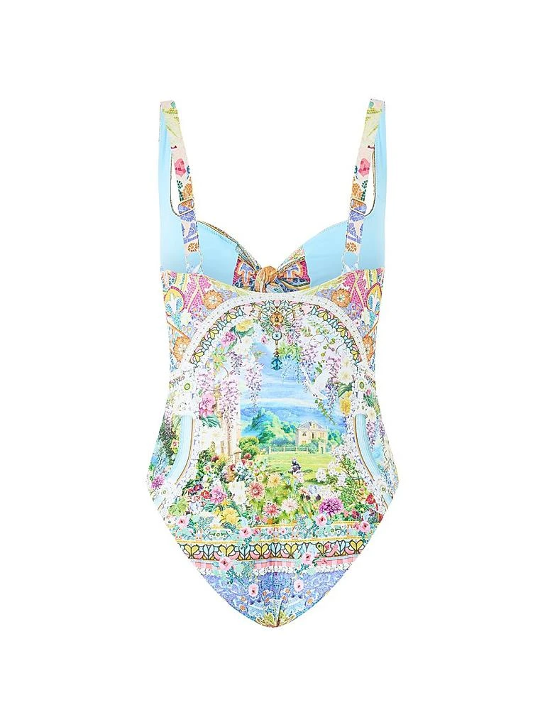 Camilla Navas Nouveau Sweetheart Tie One-Piece Swimsuit 2