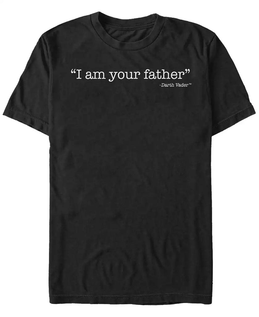 Star Wars Star Wars Men's Classic I Am Your Father Darth Vader Quote Short Sleeve T-Shirt