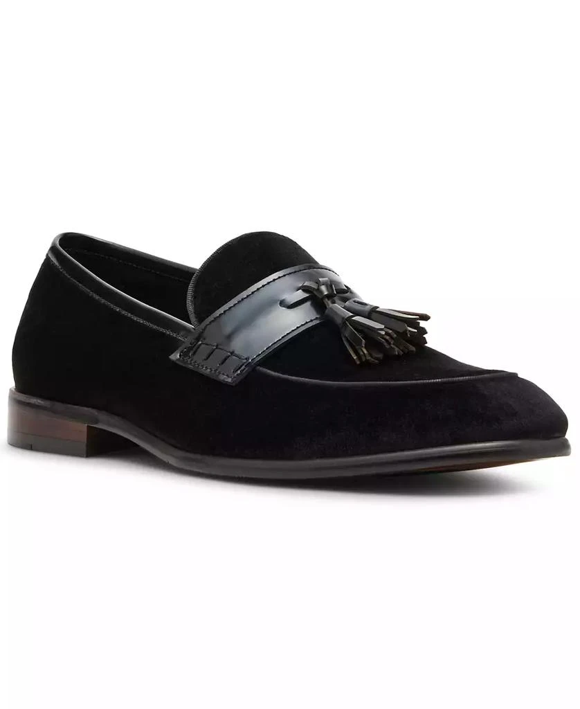 Country Club Driver Loafers Black Suede Perforated Shoes  display picture 1
