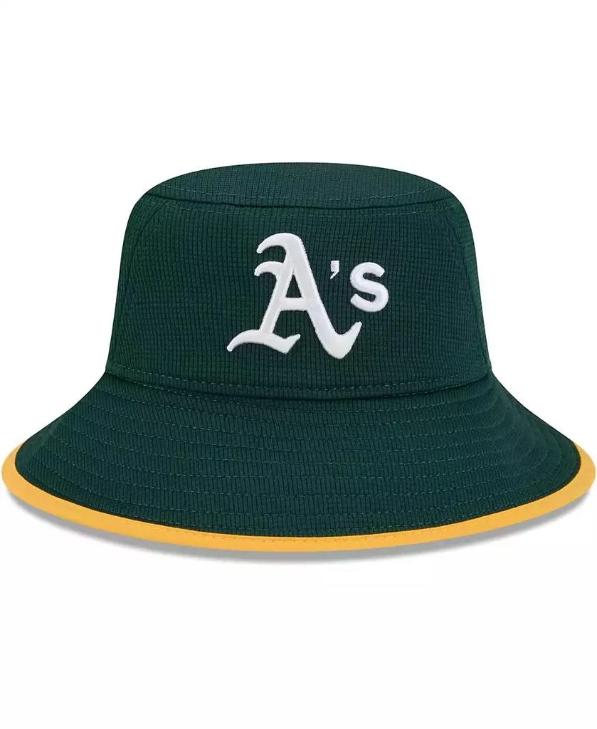 New Era Men's Green Oakland Athletics Game Day Bucket Hat 1