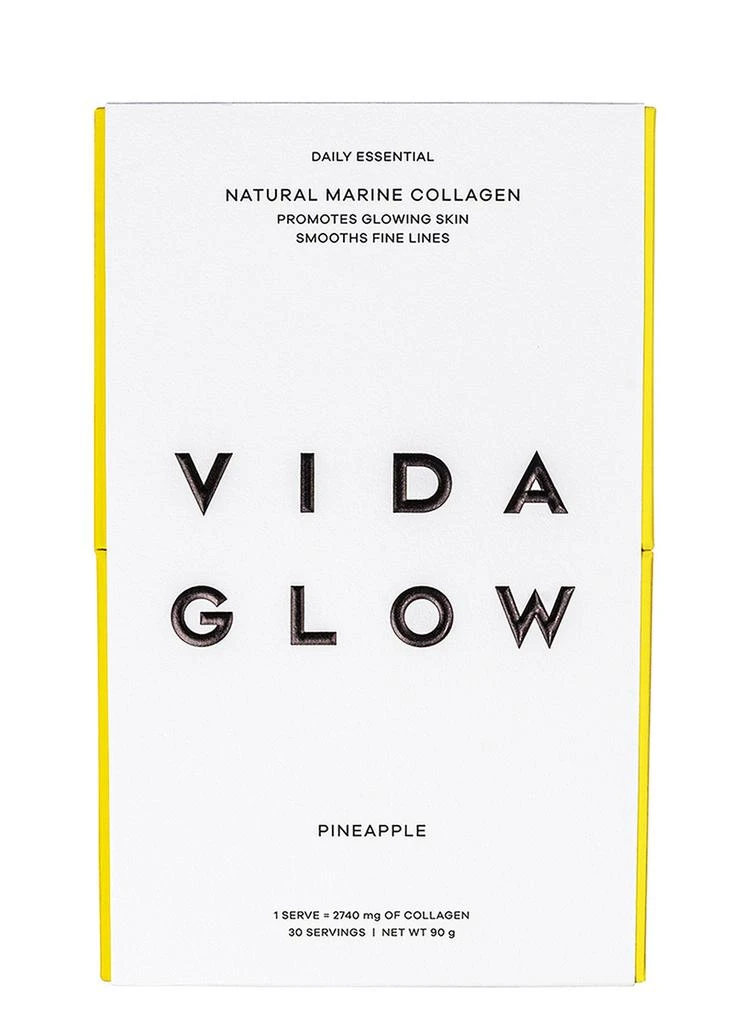 Vida Glow Natural Marine Collagen Sachets Pineapple 1