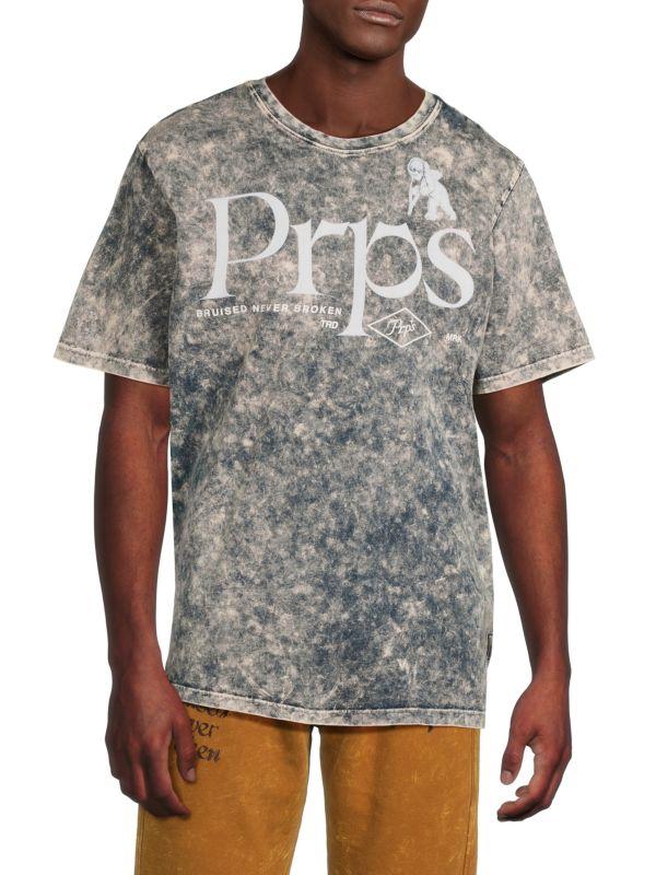 Prps Goods & Co Nagasaki Printed Logo Graphic Cotton T-Shirt