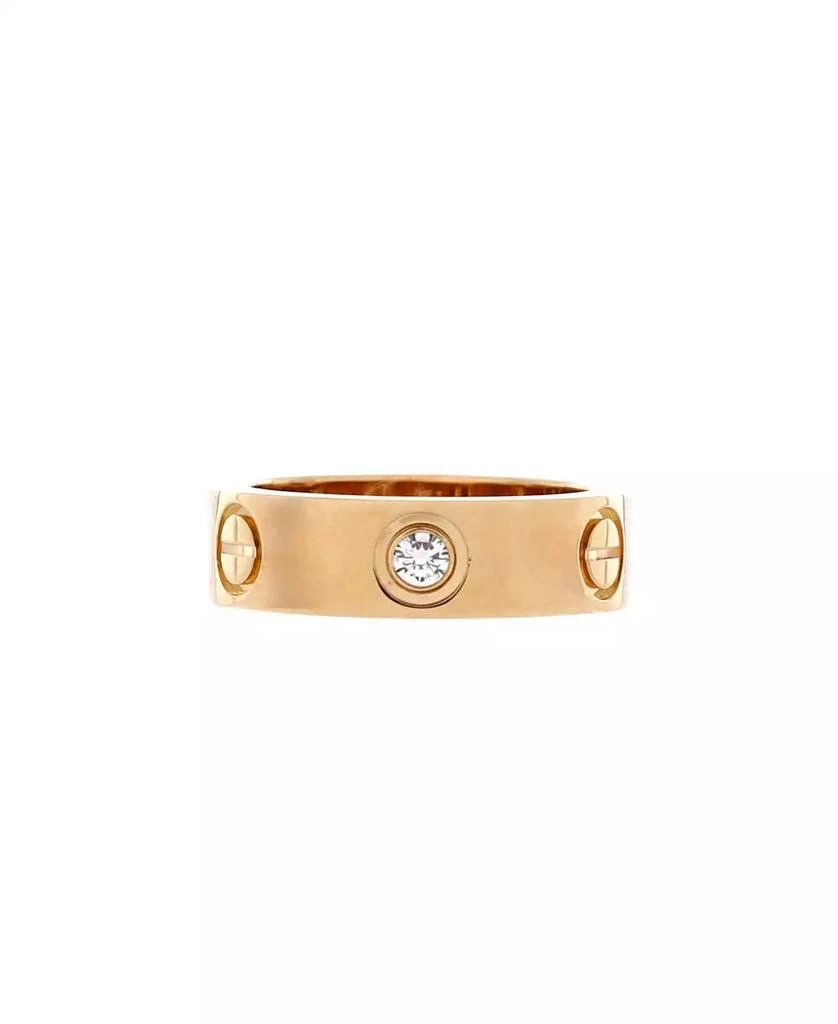 Cartier Love 3 Diamonds Band Ring