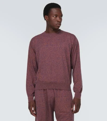 The Elder Statesman Mélange cotton and cashmere sweater 3