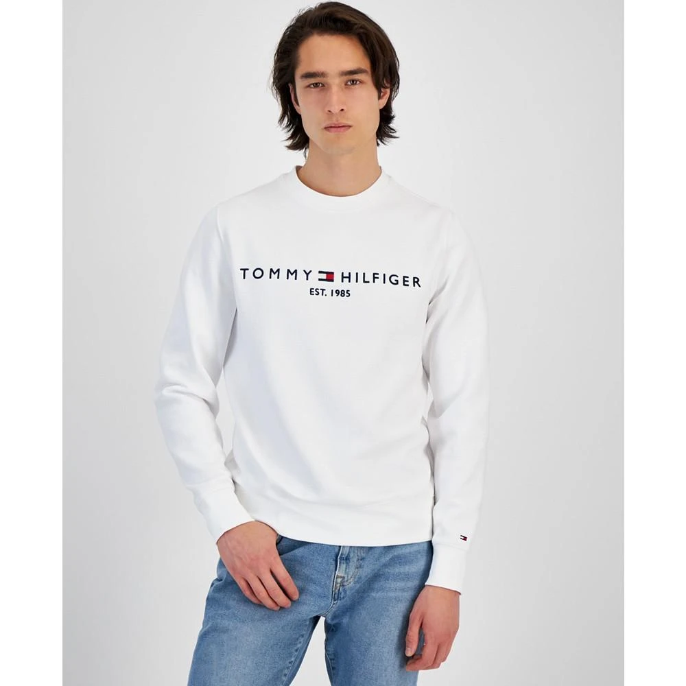 Tommy Hilfiger Men's Embroidered Logo Fleece Sweatshirt 1