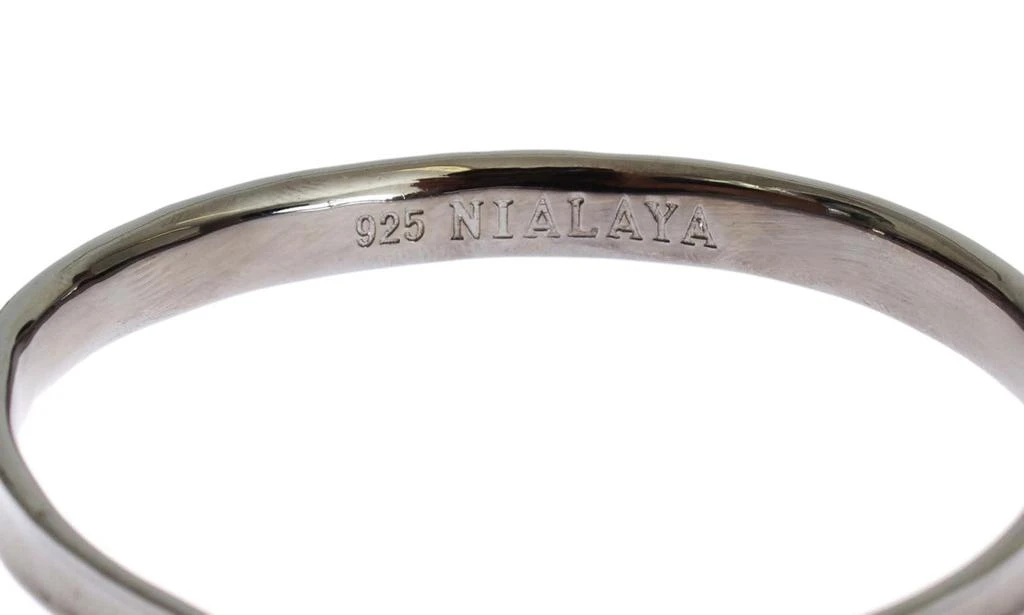 Nialaya Rhodium 925  Bangle Women's Bracelet 2