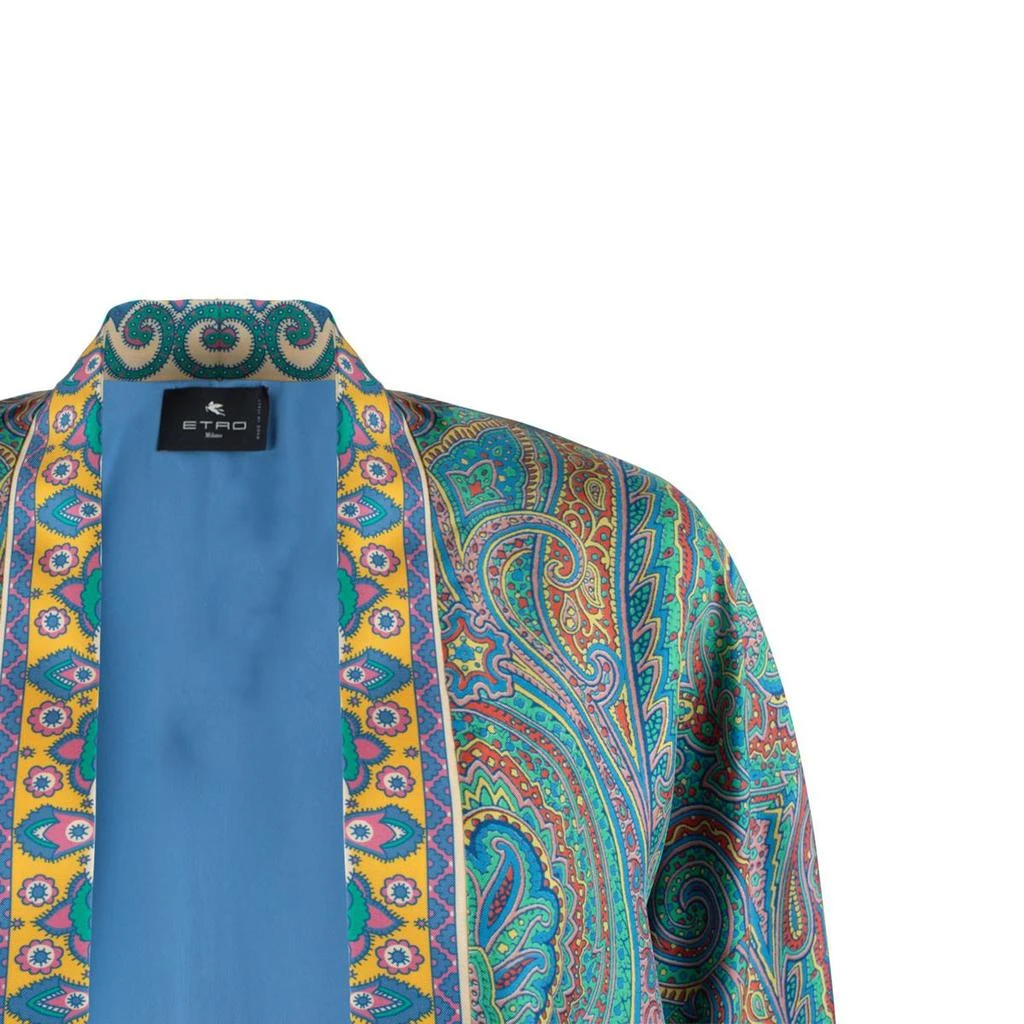ETRO Etro Silk Kimono With Multicolor Paisley Print 3