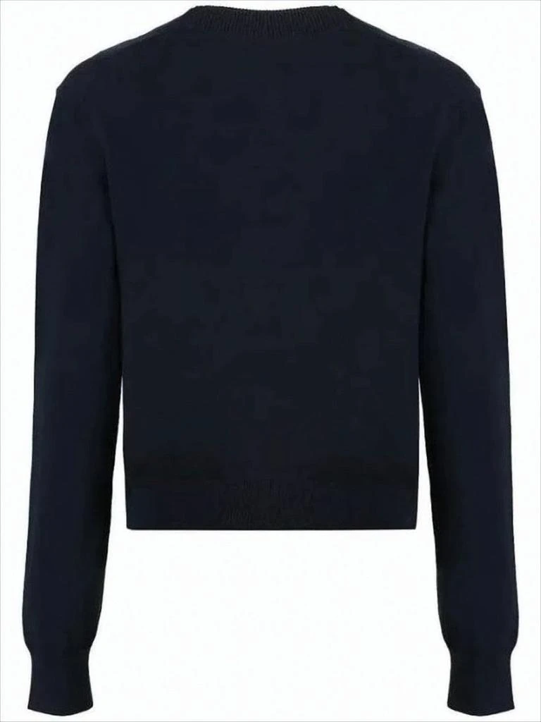 A.P.C. Cropped Cardigan with Deep V-Neckline 2