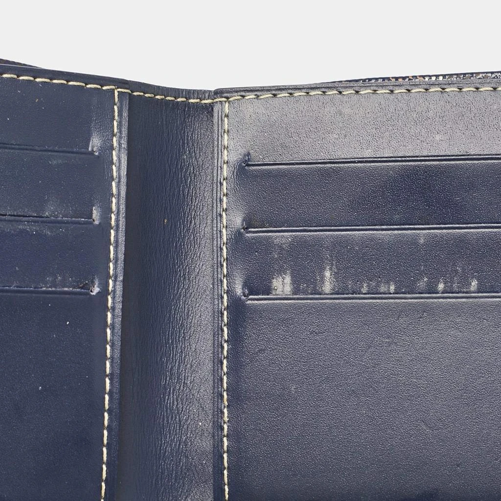 Goyard Goyard Blue Goyardine Coated Canvas Victoire Bifold Wallet 3