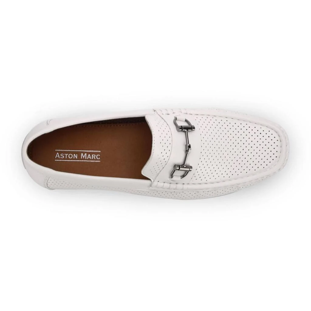 Aston Marc Mens Faux Leather Slip-On Loafers 2