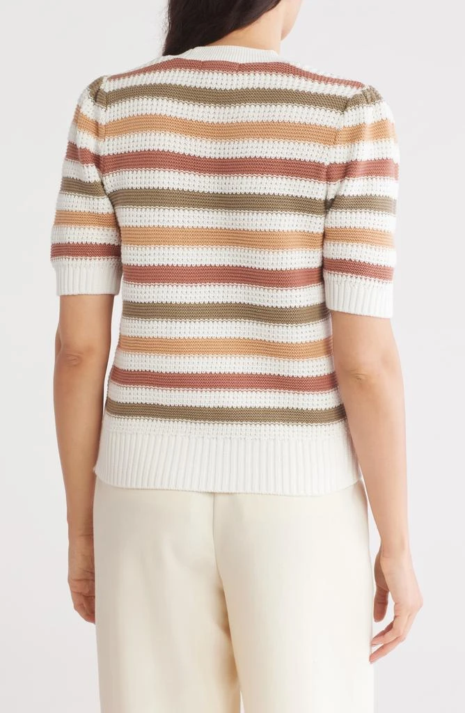 Design History Striped Textured Cardigan 2