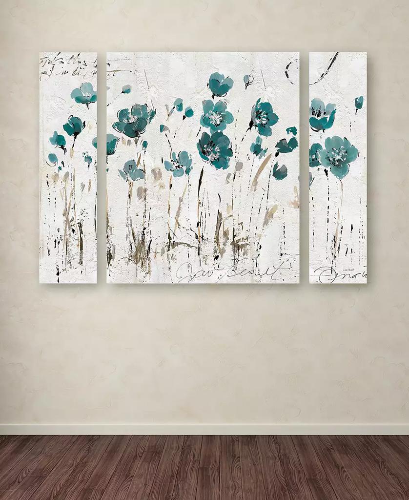 Trademark Global Lisa Audit 'Abstract Balance VI Blue' Multi Panel Art Set Large - 41" x 30" x 2", 30" x 41"