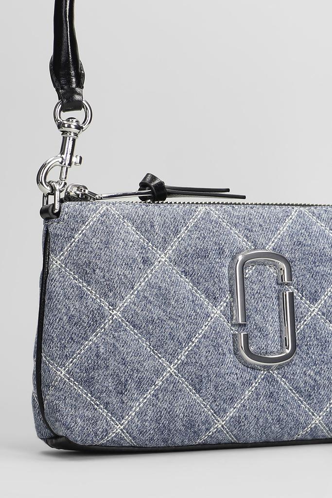 Marc Jacobs The Pochette Shoulder Bag In Blue Cotton