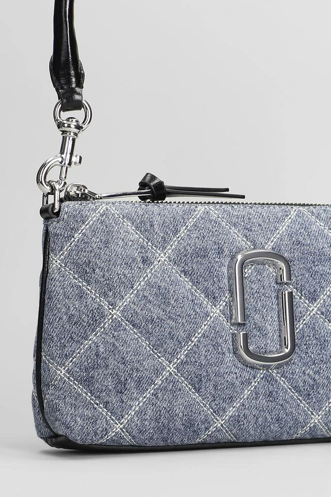 Marc Jacobs The Pochette Shoulder Bag In Blue Cotton 2