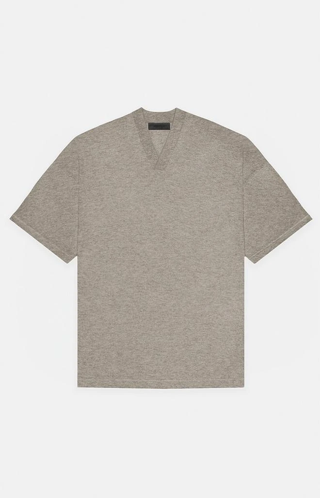 Essentials Heather Grey V-Neck T-Shirt