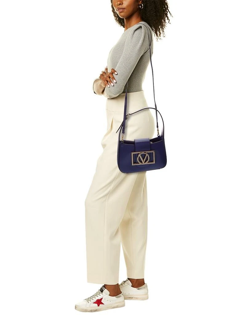 Mario Valentino Kai Super V Leather Crossbody 4