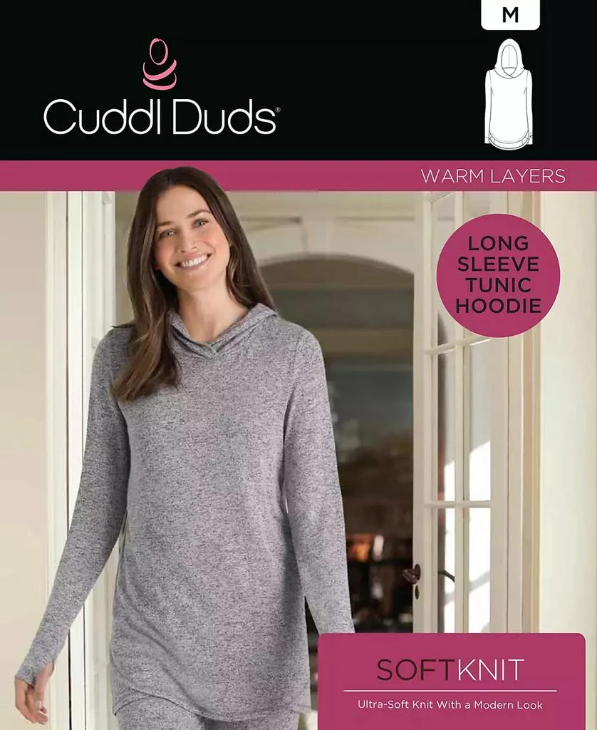 Cuddl Duds Plus Size SoftKnit Long-Sleeve Tunic Hoodie 4