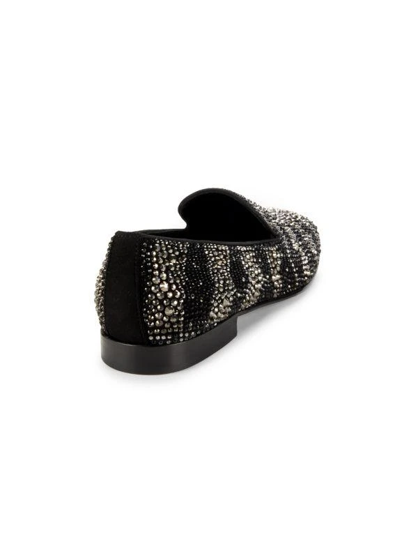 Roberto Cavalli Embellished Leather Smoking Slippers 3