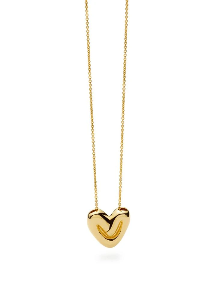 Missoma Puffy Heart 18kt gold-plated necklace 3