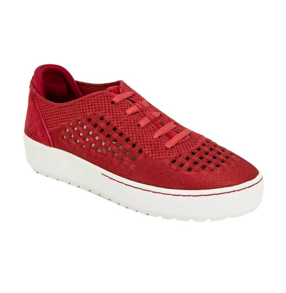 Jambu Women's Lilac Sneaker In Red 1