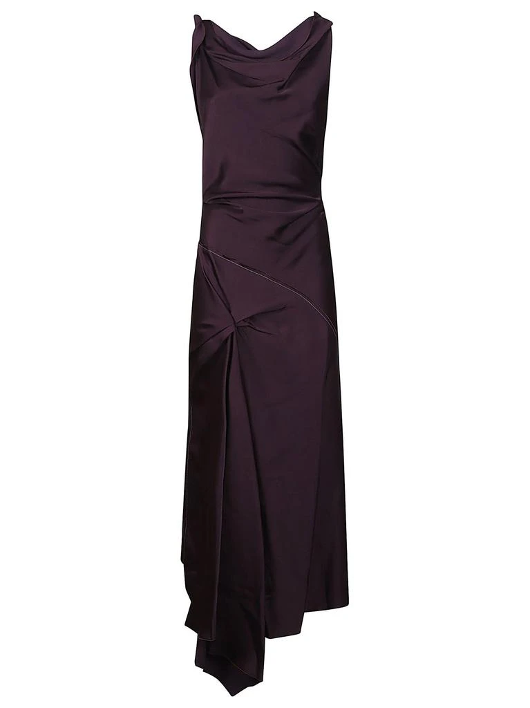 Victoria Beckham Victoria Beckham Asymmetric V-Back Maxi Dreess 1