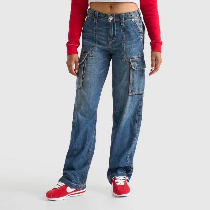 True Religion Women's True Religion Big T Cargo Jeans 3
