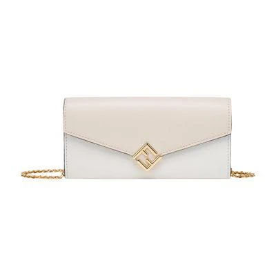 Fendi FF Diamonds Continental With Chain 1