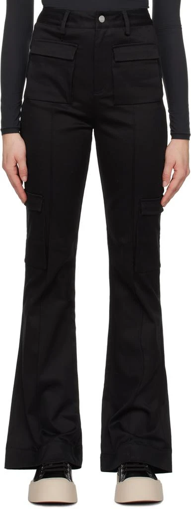 HOLZWEILER Black Caro Cargo Pants 1