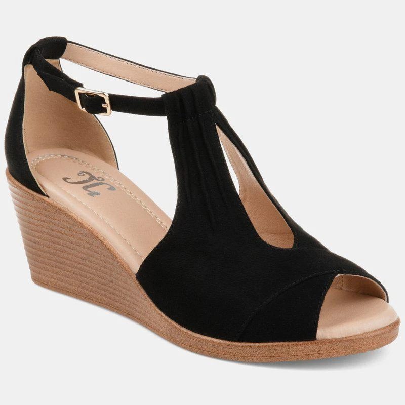 Journee Collection Journee Collection Women's Tru Comfort Foam Wide Width Kedzie Wedge 1