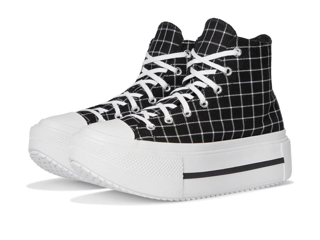 Converse Chuck Taylor All Star Lift Double Stack Platform Plaid