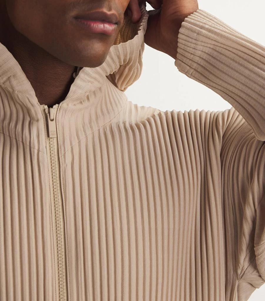 Homme Plissé Issey Miyake Pleated Zip-Up Hoodie 6
