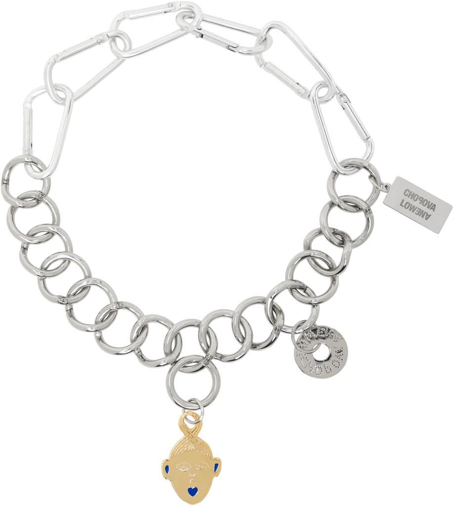 CHOPOVA LOWENA Silver 'Chopova Lowena' Loves You Necklace