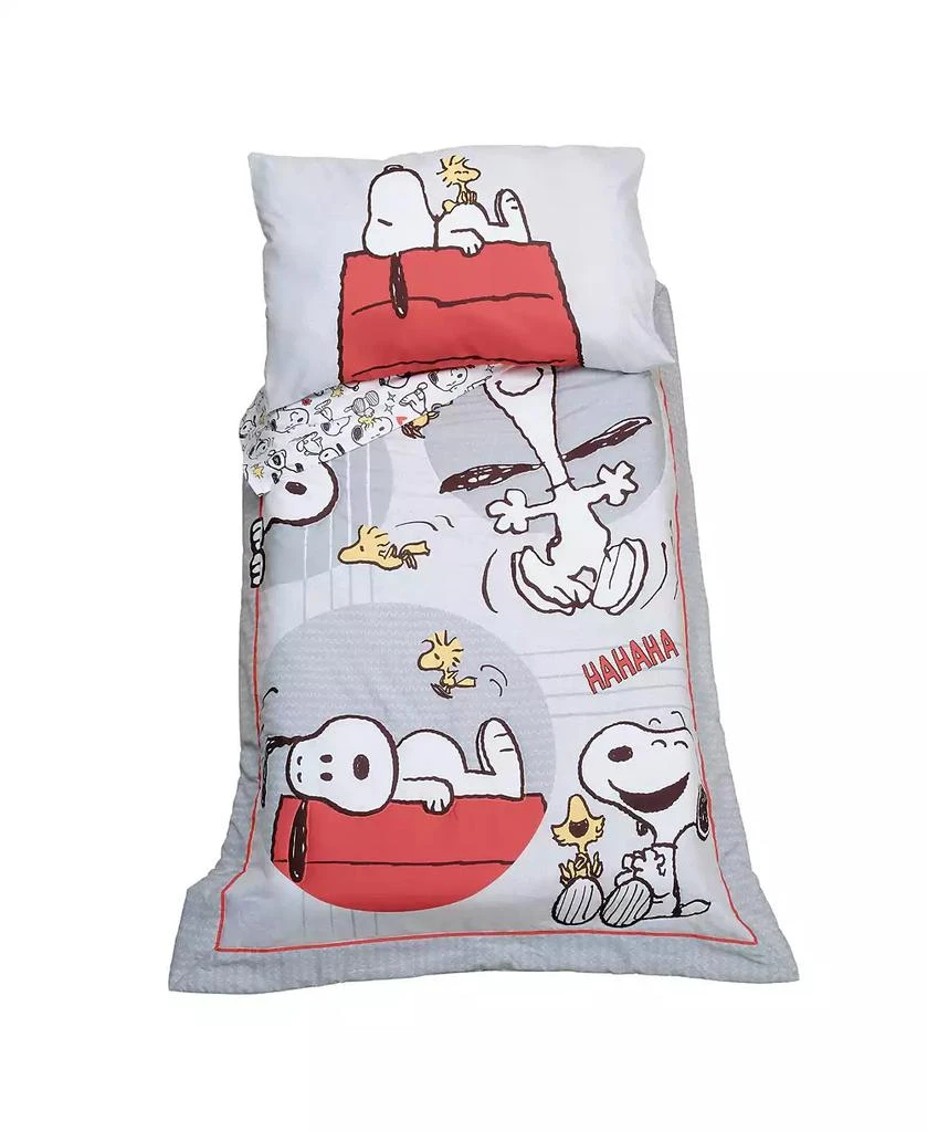 Bedtime Originals Toddler Snoopy Love 4-Piece Bedding Set - Gray/Red/White 7